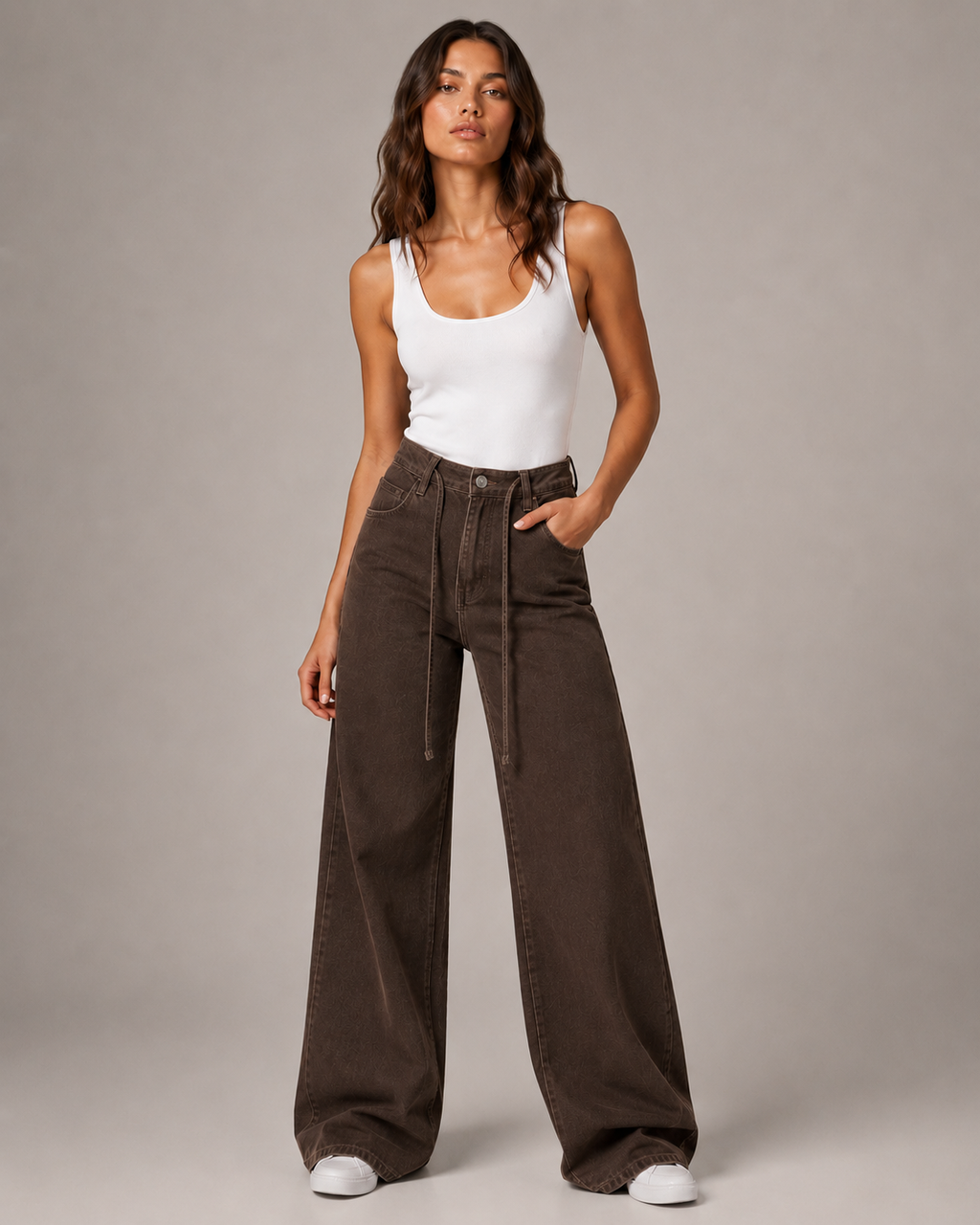 Relaxed-fit Cotton Jeans for Women – Relaxed Fit Full Length Casual Everyday Denim Pants