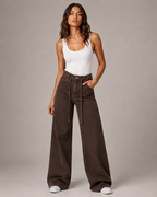 Relaxed-fit Cotton Jeans for Women – Relaxed Fit Full Length Casual Everyday Denim Pants