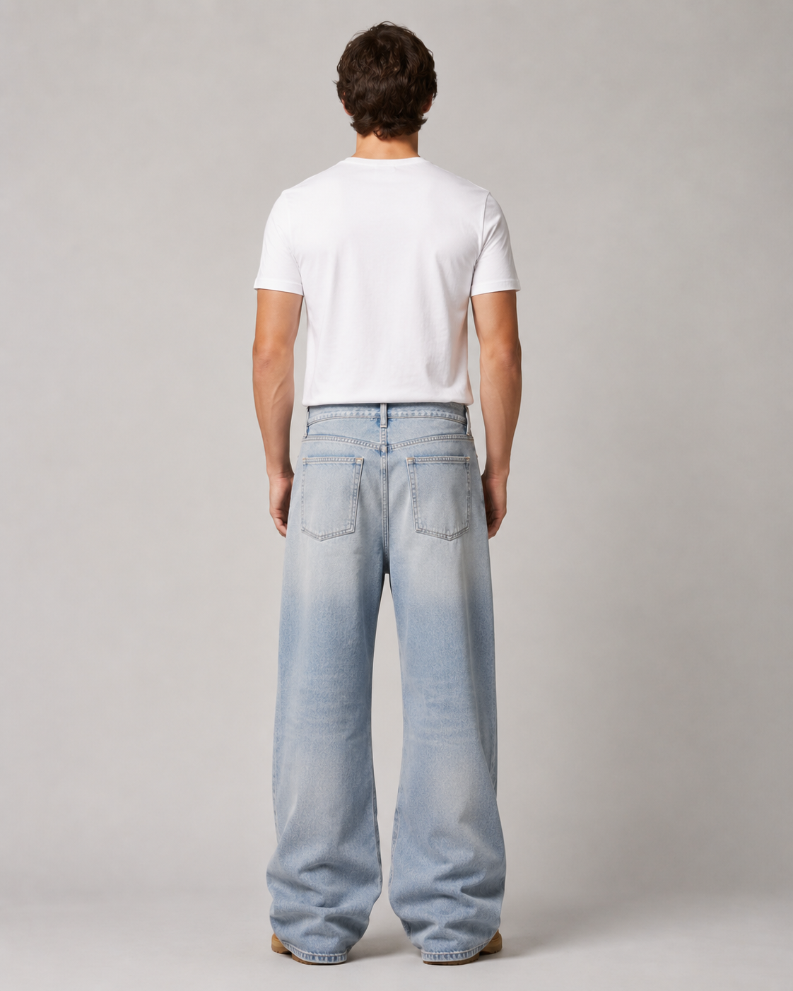Men's Vintage Loose Fit Wide Leg Denim Jeans – Baggy Relaxed Fit Casual Everyday Streetwear Jeans