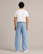 Men's Classic Straight Leg Denim Jeans – Relaxed Fit Casual Everyday Full Length Jeans