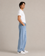 Men's Classic Straight Leg Denim Jeans – Relaxed Fit Casual Everyday Full Length Jeans