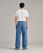 Men's Classic Straight Leg Denim Jeans – Relaxed Fit Casual Everyday Full Length Jeans