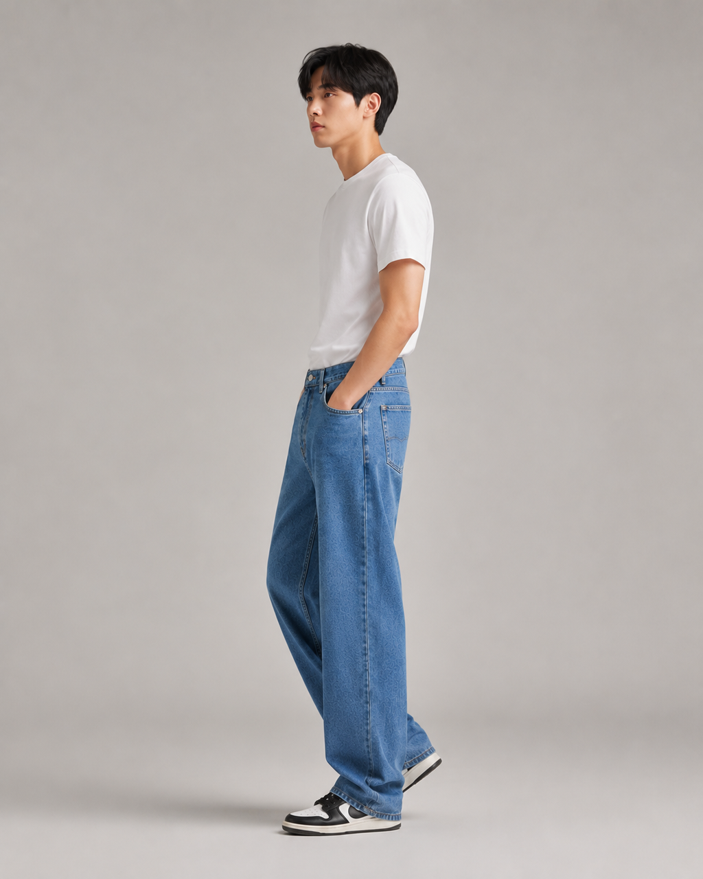 Men's Classic Straight Leg Denim Jeans – Relaxed Fit Casual Everyday Full Length Jeans