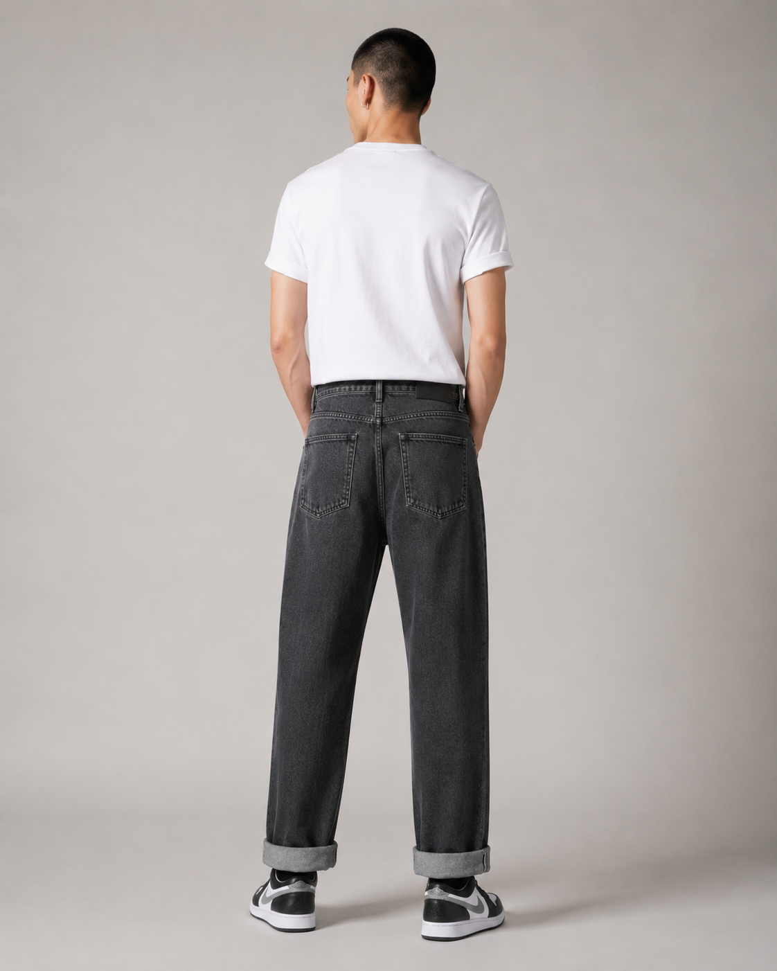 Men's Classic Straight Leg Ankle Denim Jeans – Relaxed Fit Cropped Casual Everyday Jeans