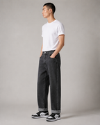 Men's Classic Straight Leg Ankle Denim Jeans – Relaxed Fit Cropped Casual Everyday Jeans