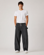 Men's Japanese Style Wide Leg Denim Jeans – Loose Fit Baggy Casual Streetwear Everyday Jeans