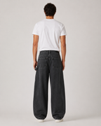 Men's Japanese Style Wide Leg Denim Jeans – Loose Fit Baggy Casual Streetwear Everyday Jeans