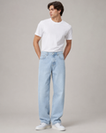 Men's Straight Leg Denim Jeans – Relaxed Fit Casual Everyday Full Length Classic Jeans