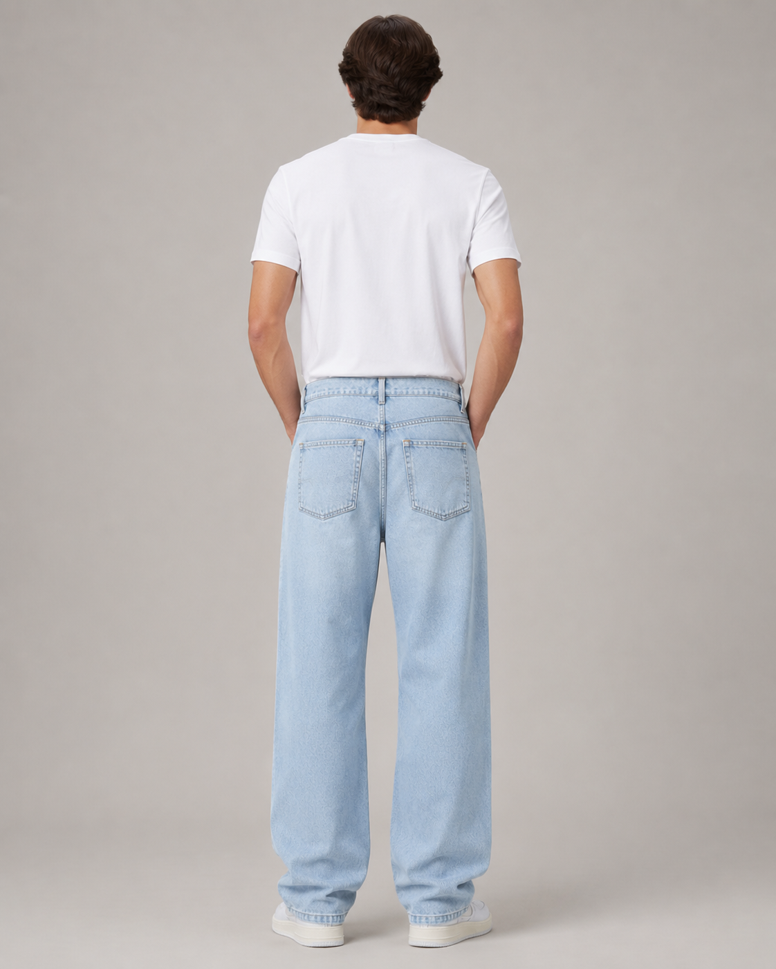 Men's Straight Leg Denim Jeans – Relaxed Fit Casual Everyday Full Length Classic Jeans