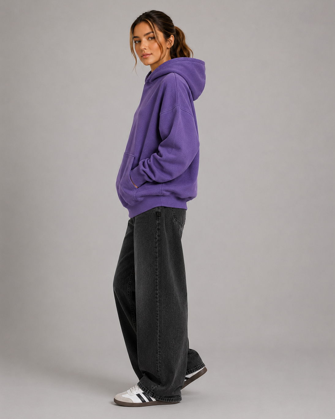 Women's Oversized Pullover Hoodie – Relaxed Fit Cotton Hooded Sweatshirt Casual Streetwear Hoodie