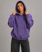 Women's Oversized Pullover Hoodie – Relaxed Fit Cotton Hooded Sweatshirt Casual Streetwear Hoodie