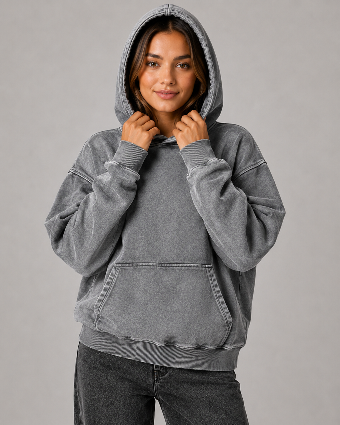 Women's Oversized Pullover Hoodie – Relaxed Fit Cotton Hooded Sweatshirt Casual Streetwear Hoodie