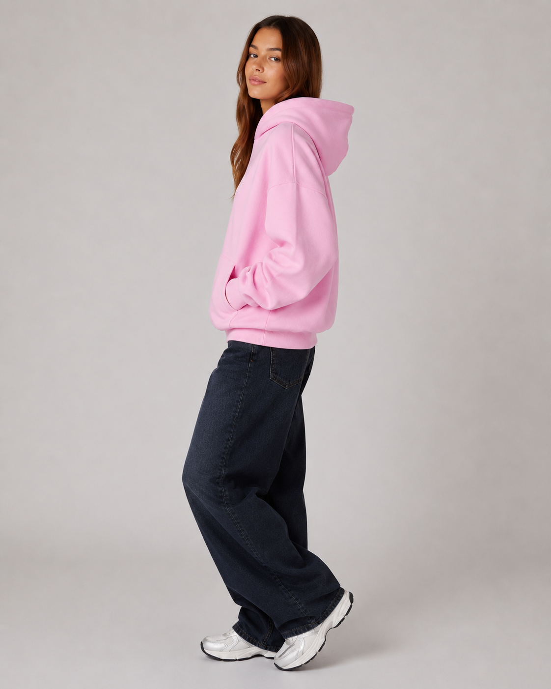 Women's Oversized Graphic Hoodie – Letter Print Pullover Hooded Sweatshirt Casual Streetwear Hoodie