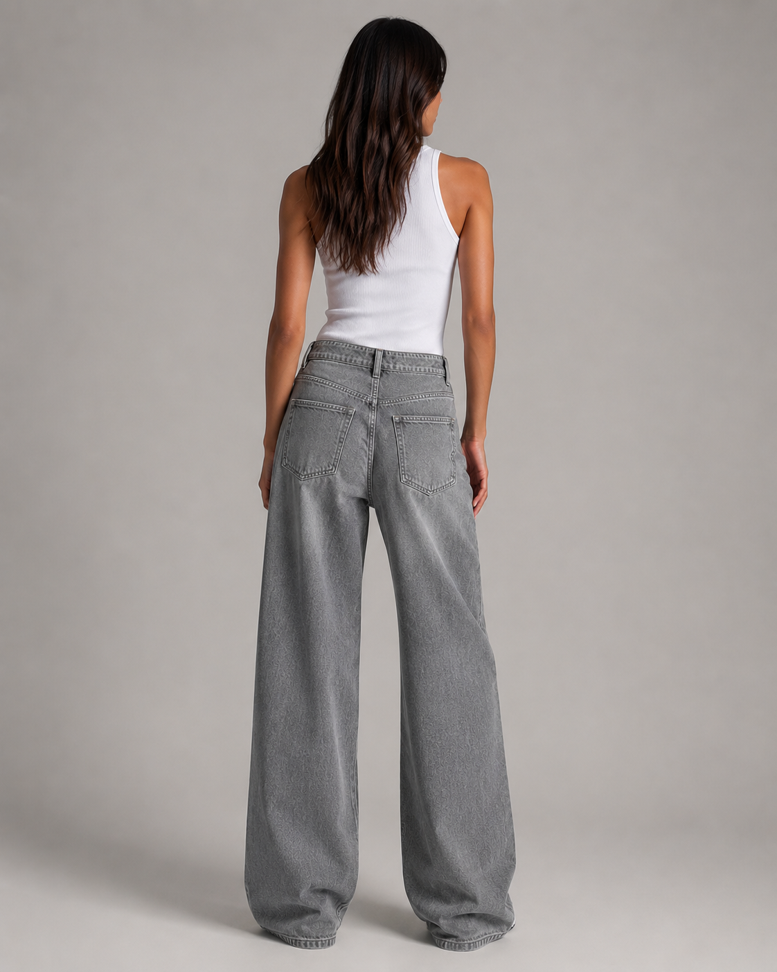 Women's Relaxed Fit Wide Leg Denim Jeans – High Waist Baggy Full Length Casual Everyday Jeans