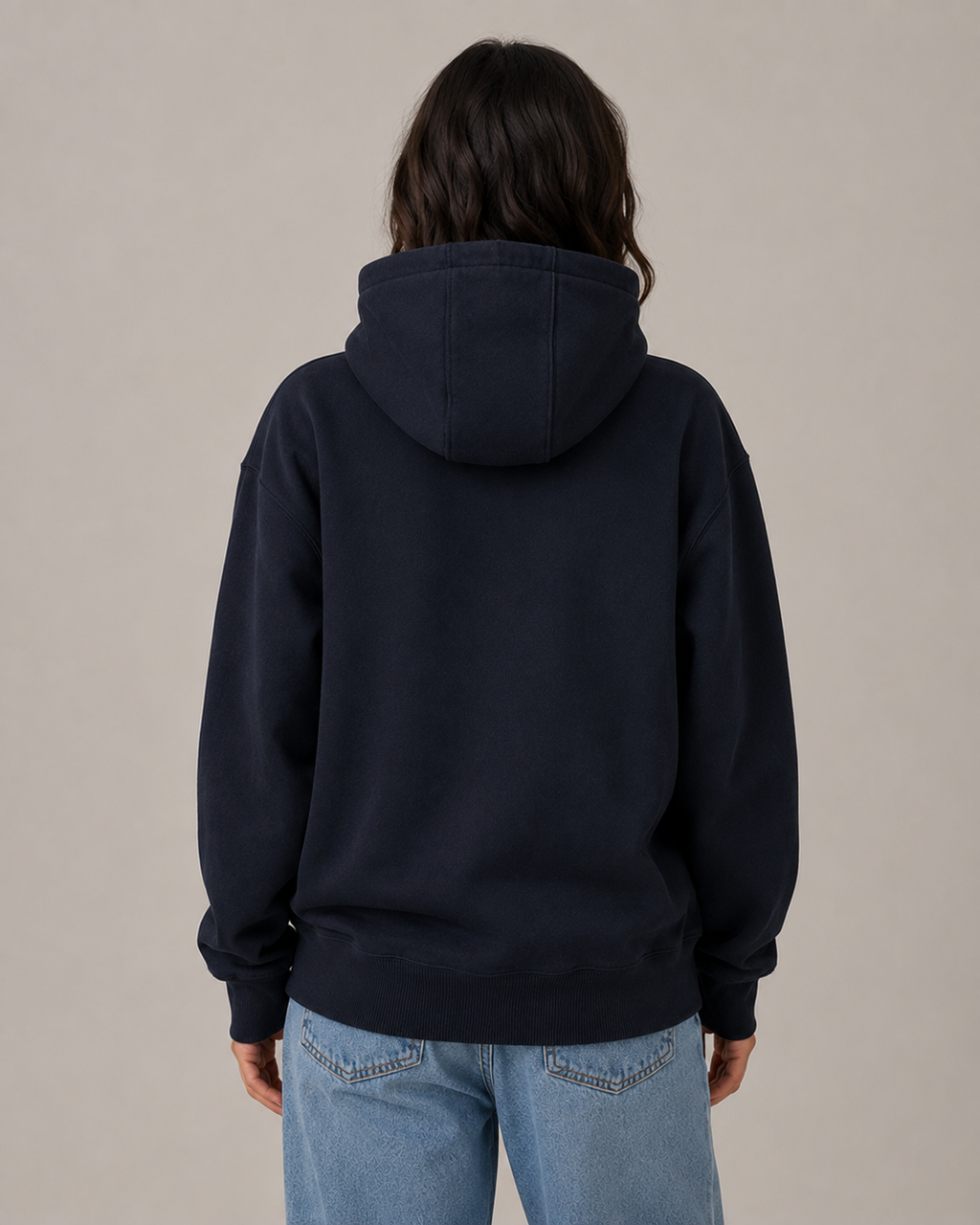 Women's Fleece Lined Oversized Zip Up Hoodie – Hooded Sweatshirt Casual Jacket