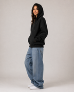 Women's Fleece Lined Oversized Zip Up Hoodie – Hooded Sweatshirt Casual Jacket