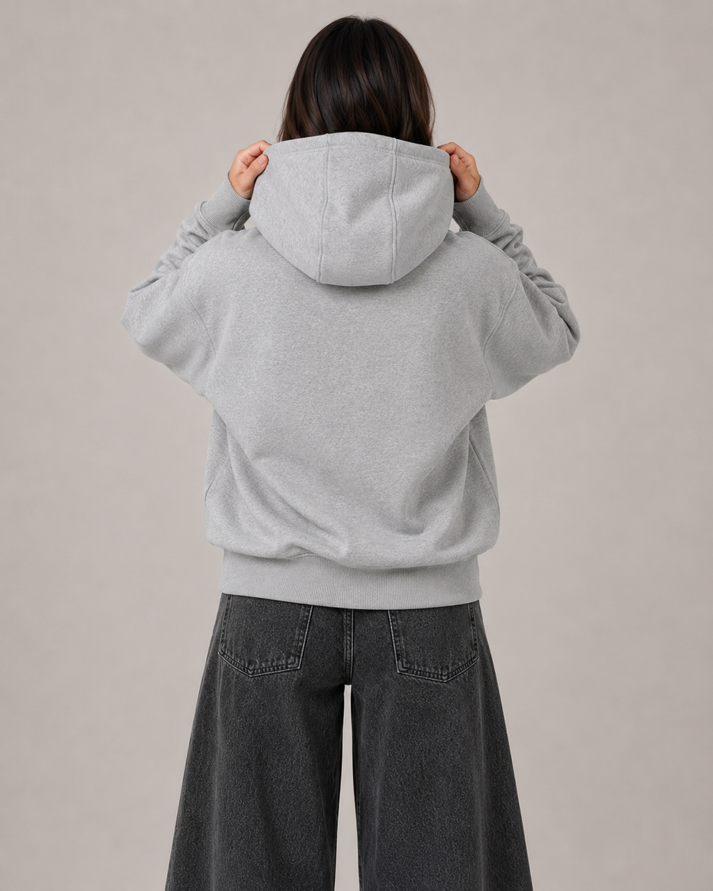 Women's Fleece Lined Oversized Zip Up Hoodie – Hooded Sweatshirt Casual Jacket