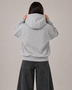 Women's Fleece Lined Oversized Zip Up Hoodie – Hooded Sweatshirt Casual Jacket