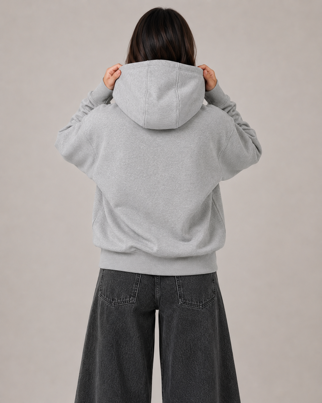 Women's Fleece Lined Oversized Zip Up Hoodie – Hooded Sweatshirt Casual Jacket
