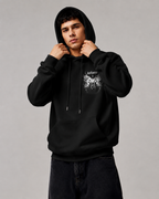 Men's Gothic Graphic Hoodie – Oversized Harajuku Hooded Sweatshirt Streetwear Pullover Hoodie
