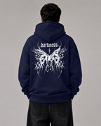 Men's Gothic Graphic Hoodie – Oversized Harajuku Hooded Sweatshirt Streetwear Pullover Hoodie
