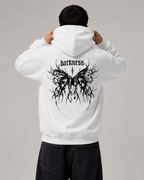 Men's Gothic Graphic Hoodie – Oversized Harajuku Hooded Sweatshirt Streetwear Pullover Hoodie