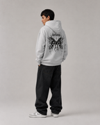 Men's Gothic Graphic Hoodie – Oversized Harajuku Hooded Sweatshirt Streetwear Pullover Hoodie