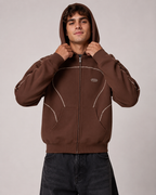 Men's Fleece Lined Hooded Sweatshirt – Relaxed Fit Casual Streetwear Jacket