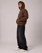 Men's Fleece Lined Hooded Sweatshirt – Relaxed Fit Casual Streetwear Jacket