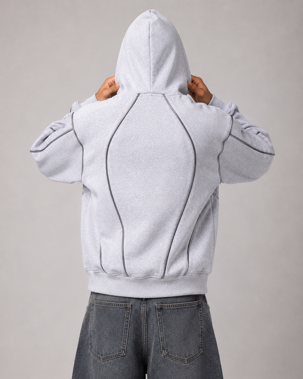 Men's Fleece Lined Hooded Sweatshirt – Relaxed Fit Casual Streetwear Jacket