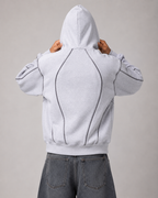 Men's Fleece Lined Hooded Sweatshirt – Relaxed Fit Casual Streetwear Jacket