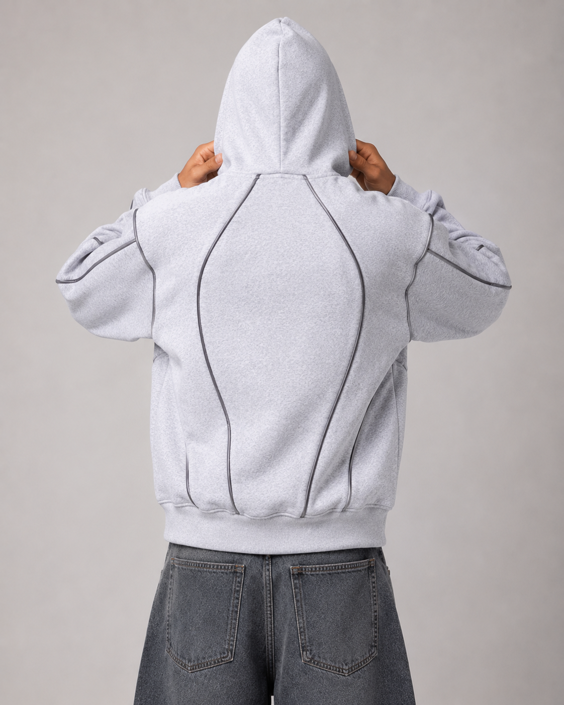 Men's Fleece Lined Hooded Sweatshirt – Relaxed Fit Casual Streetwear Jacket