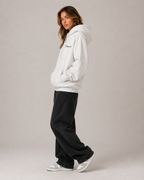 Women's Fleece Lined Pullover Hoodie – Relaxed Fit Graphic Hooded Sweatshirt Casual Streetwear Hoodie