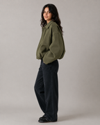 Women's Casual Bomber Jacket – Relaxed Fit Zip Up Casual Streetwear Lightweight Jacket