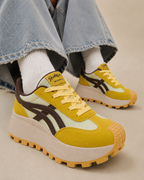 Women's Chunky Sneakers – Platform Lace Up Casual Walking Streetwear Fashion Shoes