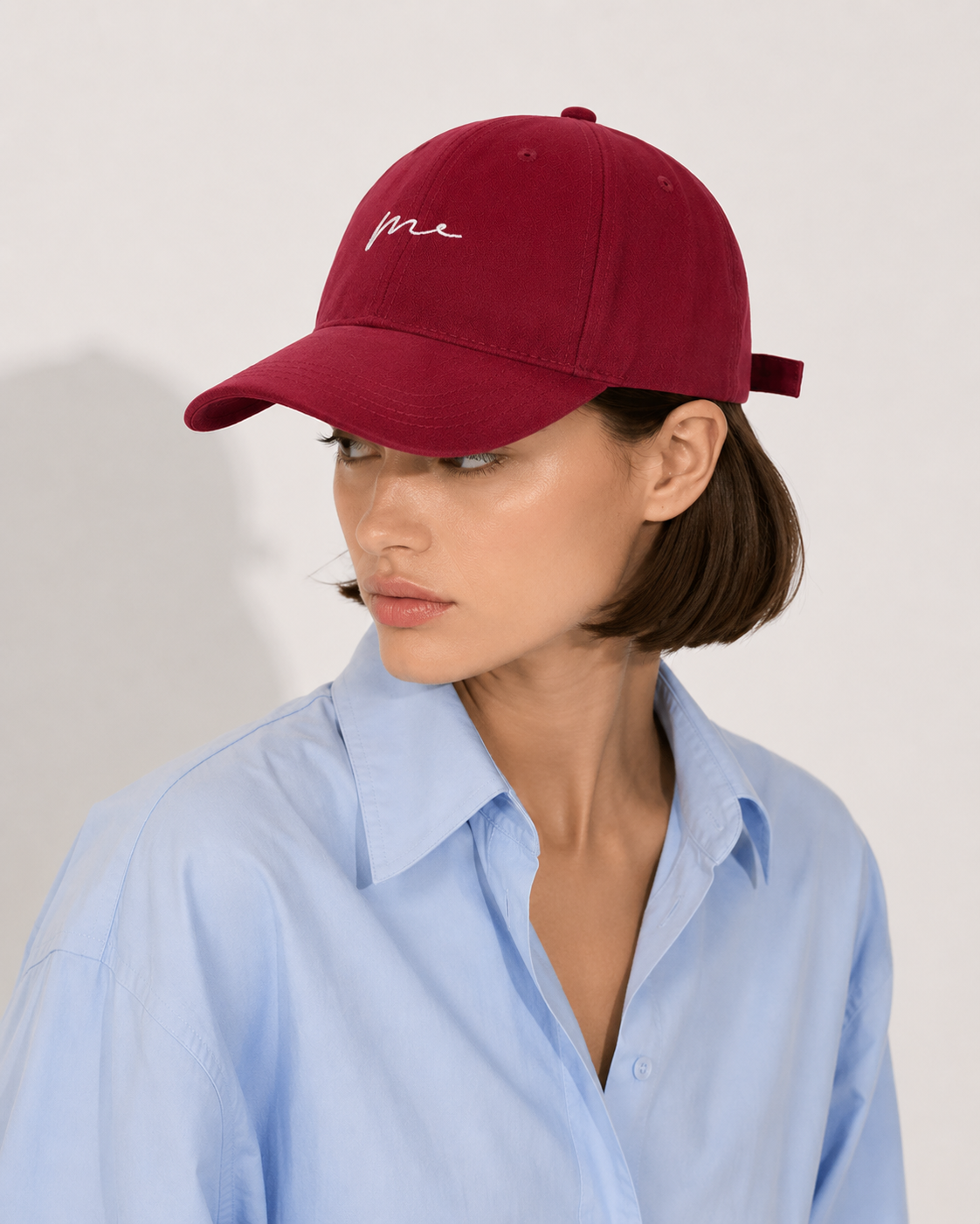 Minimalist Cotton Baseball Cap – Adjustable Dad Hat Casual Unisex Embroidered Everyday Cap