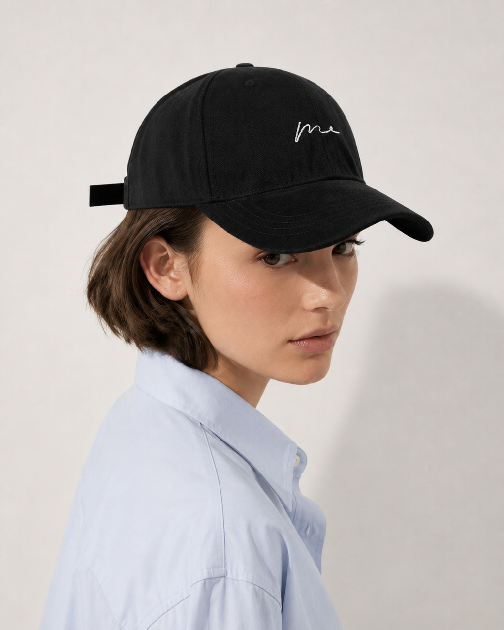 Minimalist Cotton Baseball Cap – Adjustable Dad Hat Casual Unisex Embroidered Everyday Cap