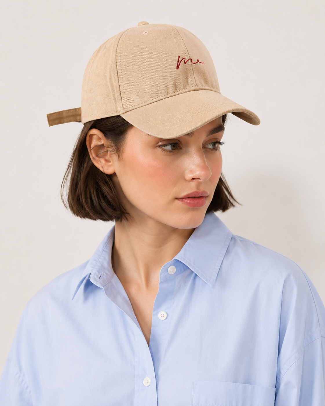 Minimalist Cotton Baseball Cap – Adjustable Dad Hat Casual Unisex Embroidered Everyday Cap