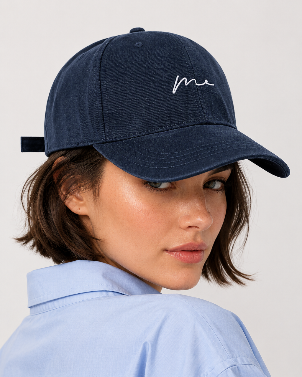 Minimalist Cotton Baseball Cap – Adjustable Dad Hat Casual Unisex Embroidered Everyday Cap