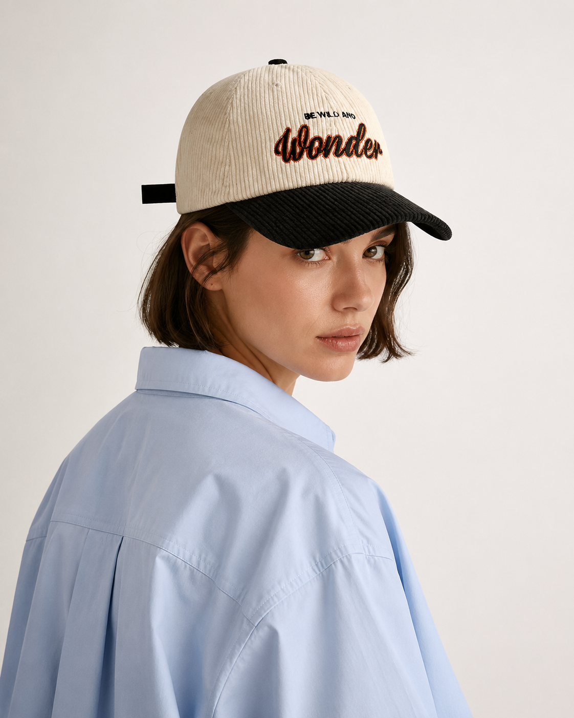 Corduroy Baseball Cap – Adjustable Vintage Dad Hat Casual Unisex Embroidered Cotton Cap