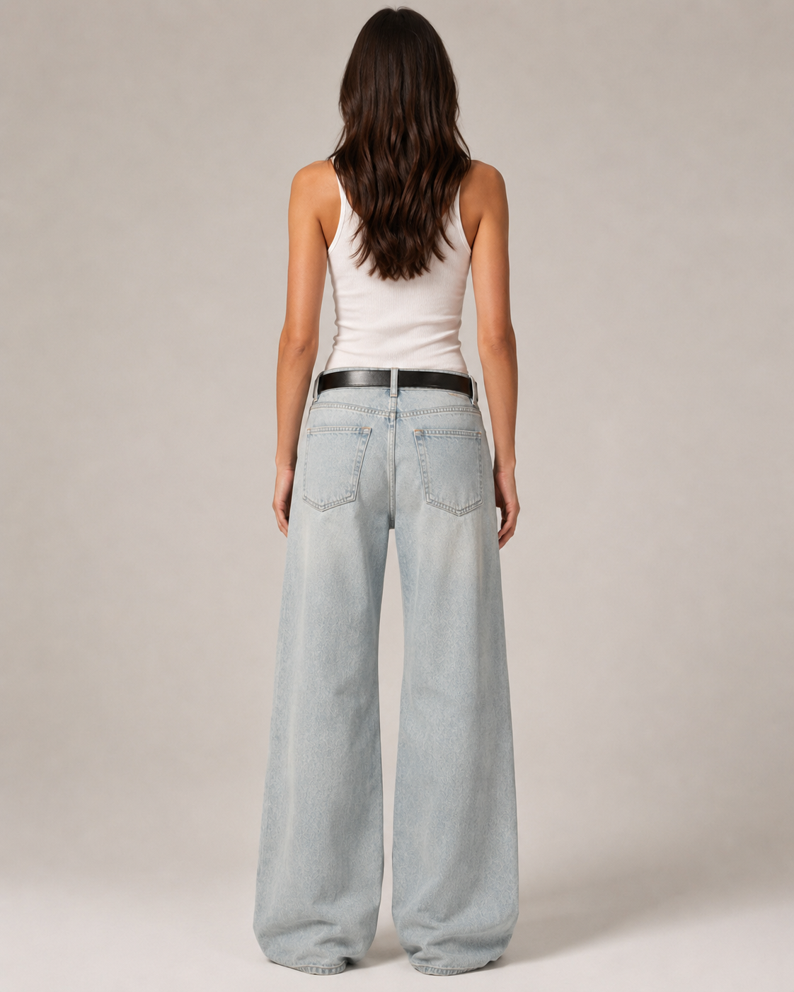 Women's Straight Leg Denim Jeans – High Rise Relaxed Fit Vintage Wash Casual Everyday Jeans