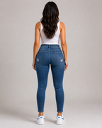Women's High Waisted Ripped Skinny Jeans – Stretch Distressed Denim Slim Fit Casual Jeans